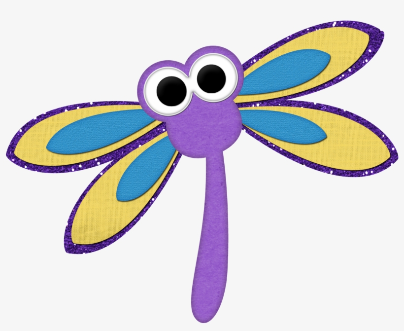 Dragonfly Clipart Cartoon Free Collection - Cartoon Dragonfly, transparent png download