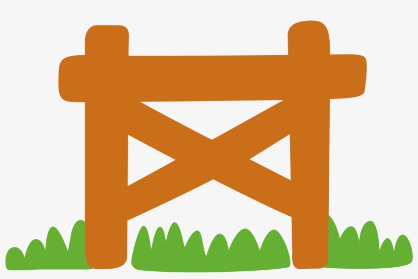 Farm Fence, Farm Birthday, Birdhouses, Nursery Rhymes, - Clip Art, transparent png download