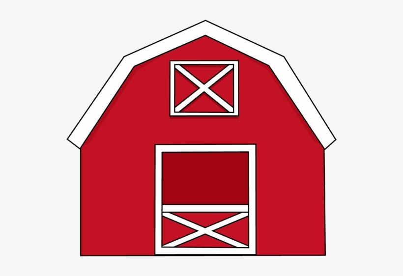 Fence Clipart Barn - Red Barn Clipart, transparent png download