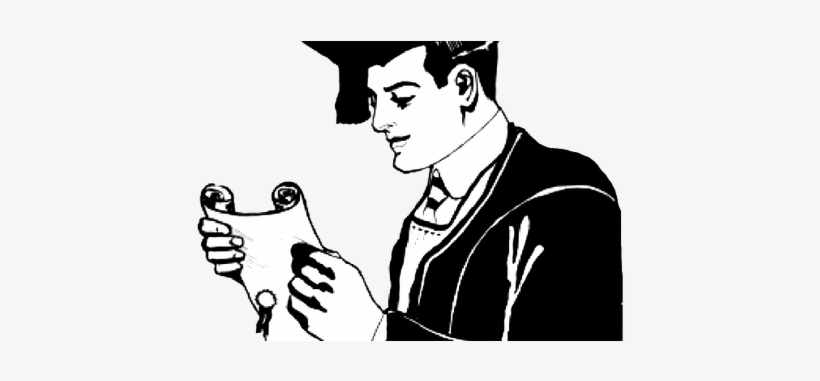 Cap And Gown Drawing » Full Hd Maps Locations - Graduation Ceremony, transparent png download