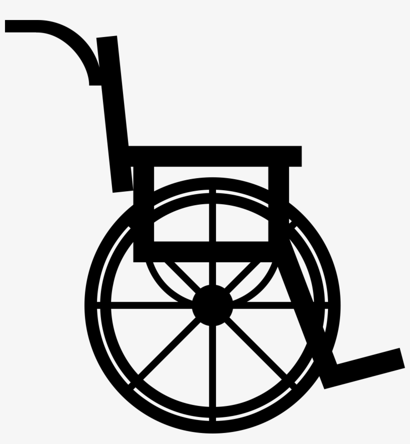This Free Icons Png Design Of Wheelchair Silhouette, transparent png download