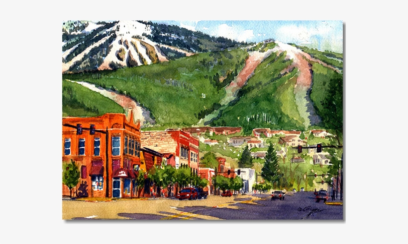 Original Traditional Watercolors By Gregory Effinger - Watercolor Painting, transparent png download