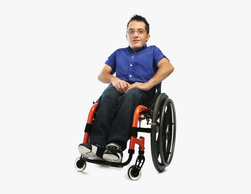 Disabled Children Png Clip Art Library Library - Man In Wheelchair Transparent, transparent png download