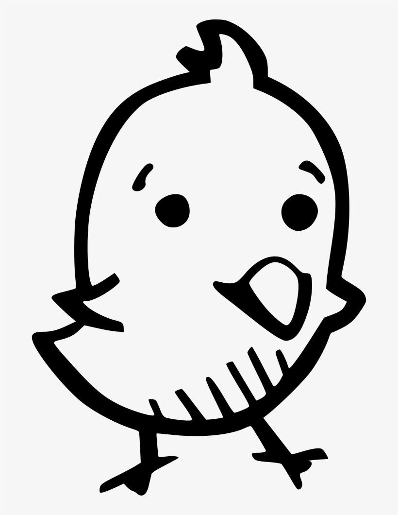 Chick Comments - Drawing, transparent png download