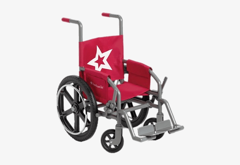 American Girl Wheelchair - American Girl Berry Wheelchair For Dolls Doll, transparent png download