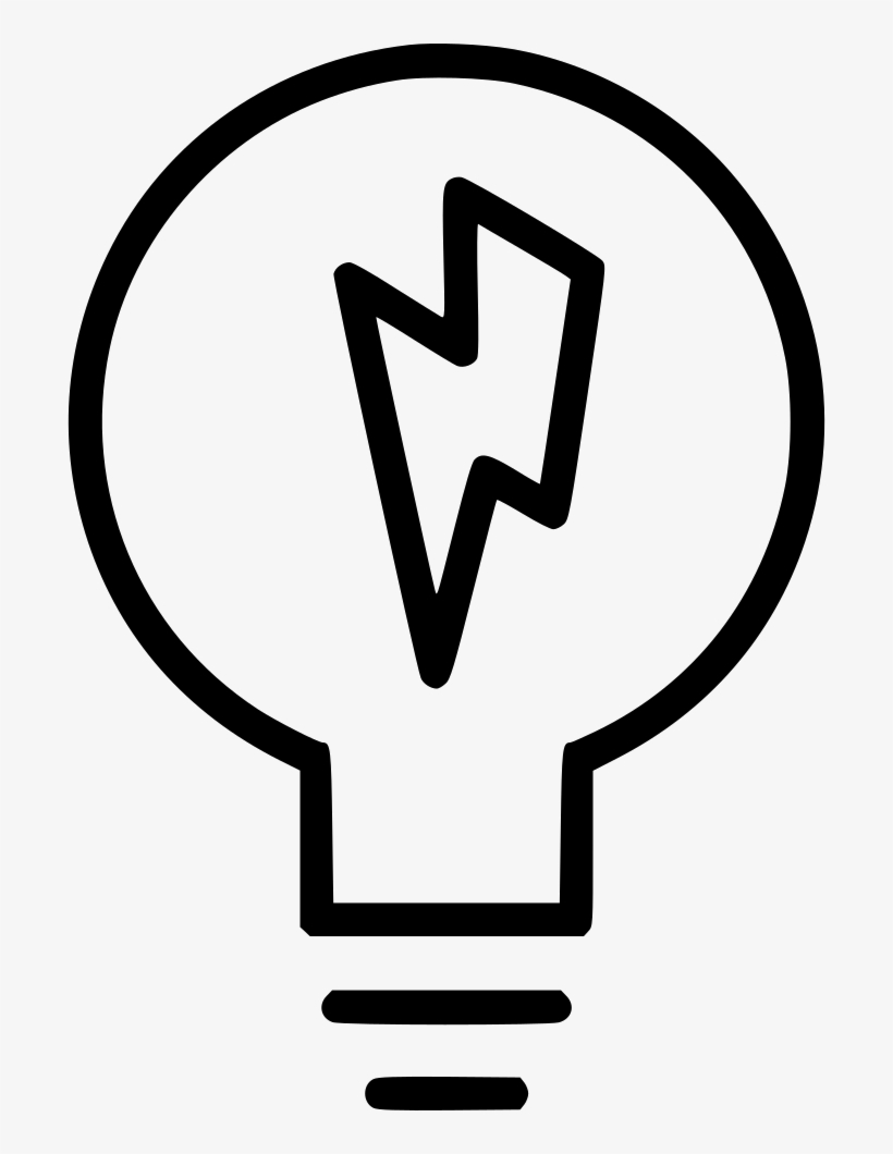 Lightening Bolt Idea Comments - Uv Vodka, transparent png download