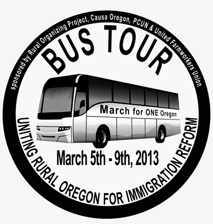 Rural Organizing Project - Logo Bus On Tour, transparent png download