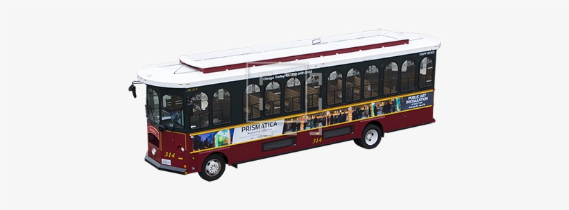 Chicago Trolley Tour Bus - Chicago, transparent png download