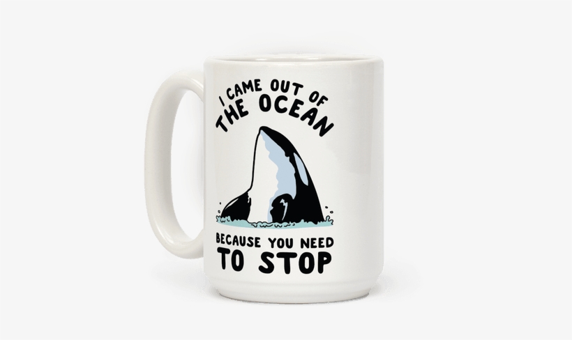 I Came Out Of The Ocean Killer Whale Coffee Mug - Cathys Concepts Witches Brew 20 Oz. Large Coffee Mug, transparent png download
