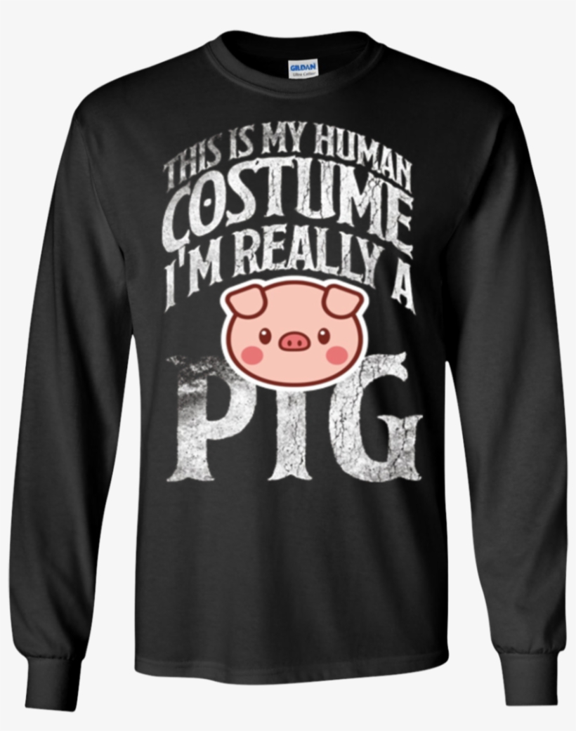 Pig Human Costume T-shirt Cute Pig Farmer Farm Life - T Shirts Natacion, transparent png download