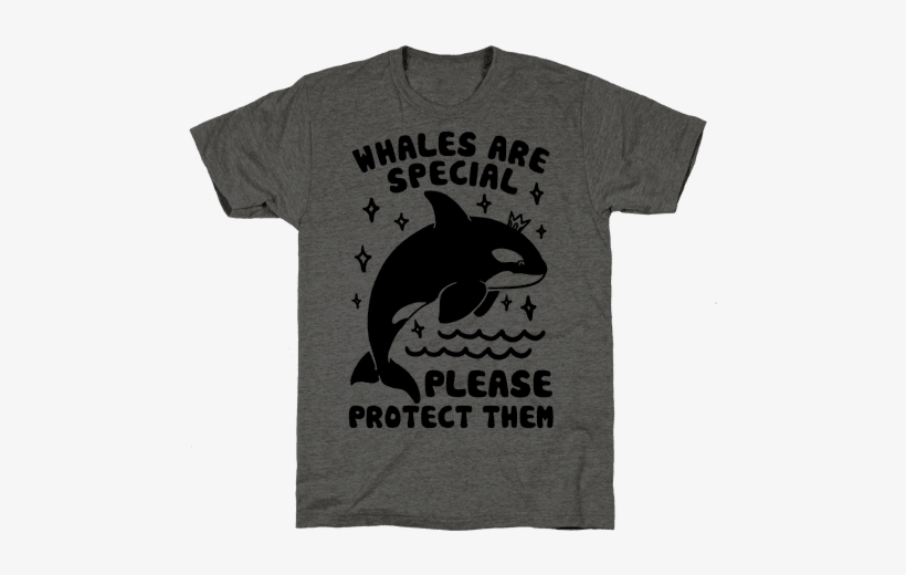 Whales Are Special Please Protect Them Mens T-shirt - T-shirt, transparent png download
