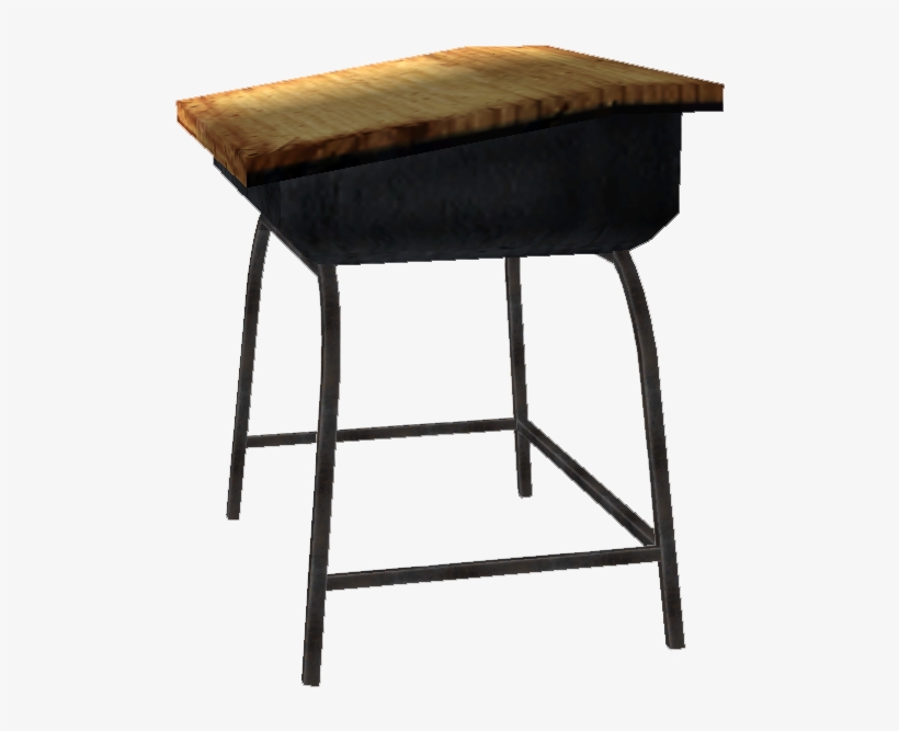 Crisp Schooldesk - Bar Stool, transparent png download