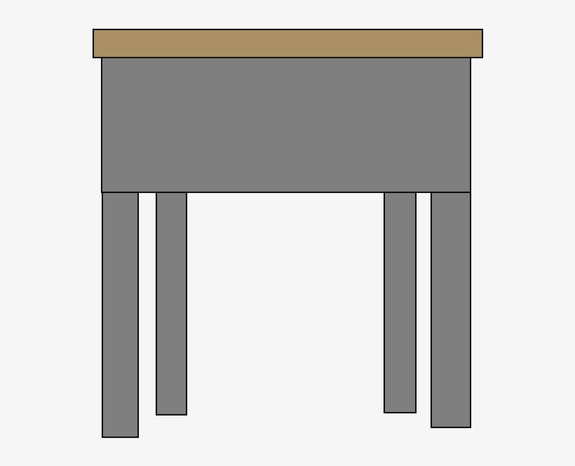 School Desk Remake - School, transparent png download
