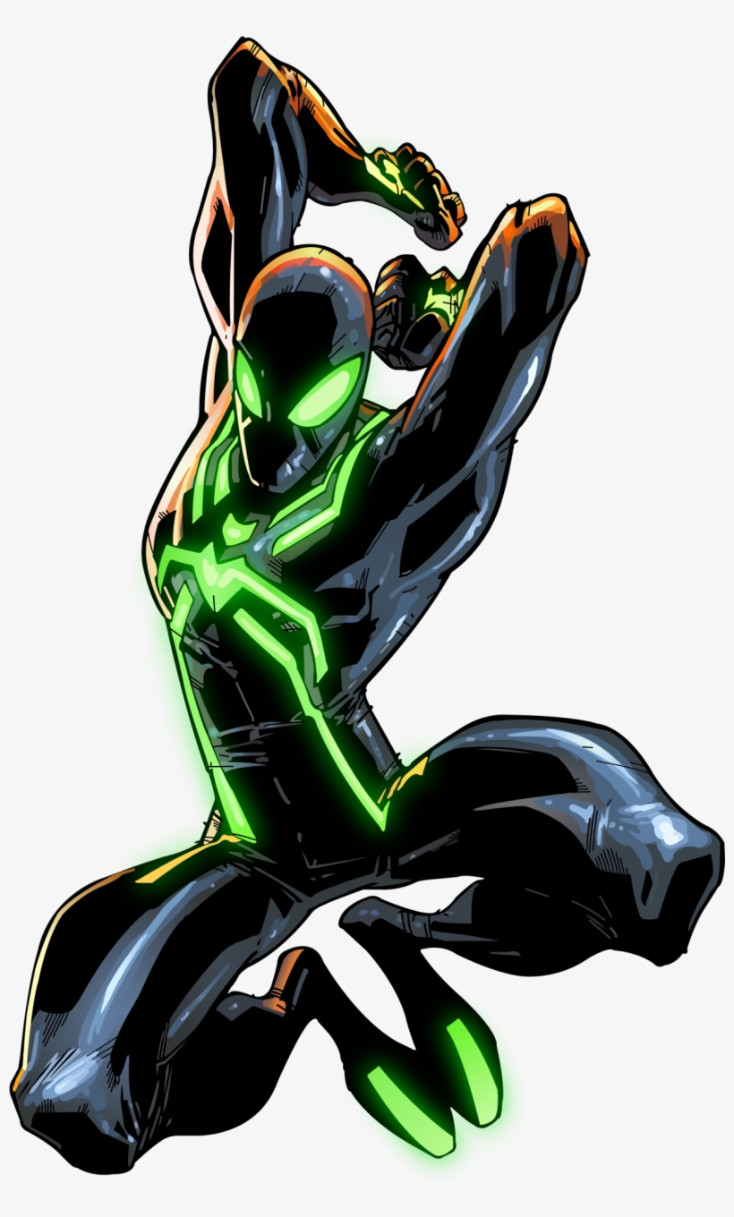 No Caption Provided - Spiderman Big Time Stealth Suit, transparent png download