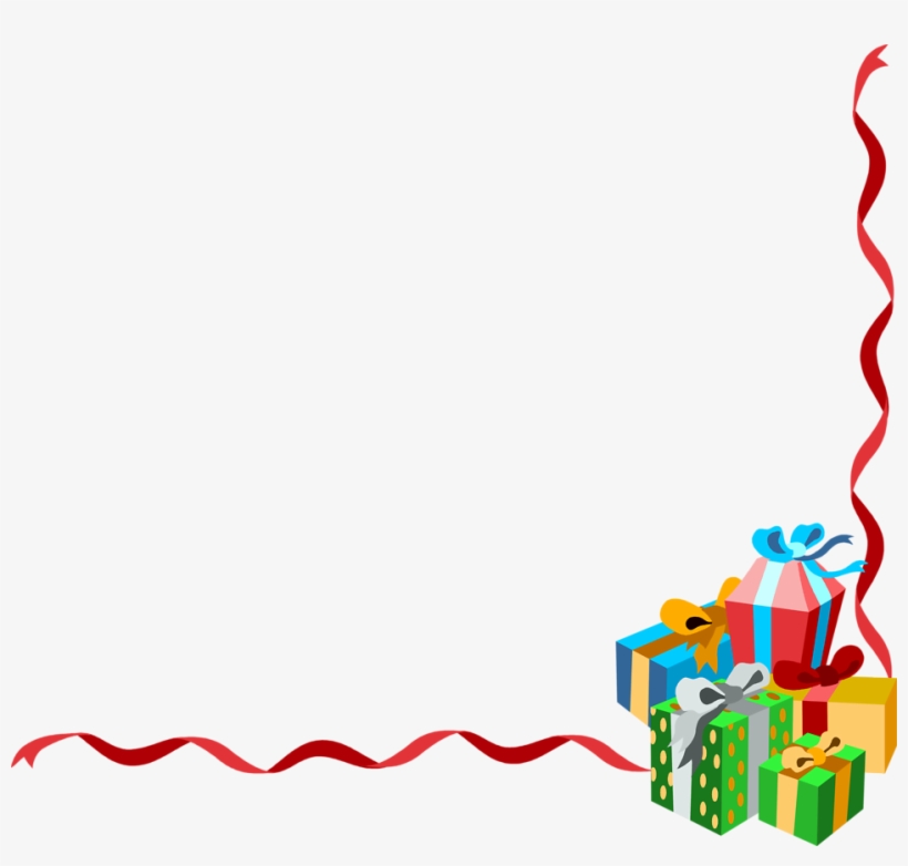 Clip Art Stock Collection Of Christmas Gifts High Quality - Christmas Gift Border Clip Art, transparent png download