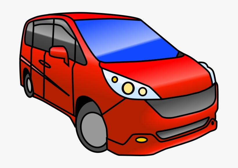 Free Vector Honda Step Wagon Clip Art - Minivan Clipart, transparent png download