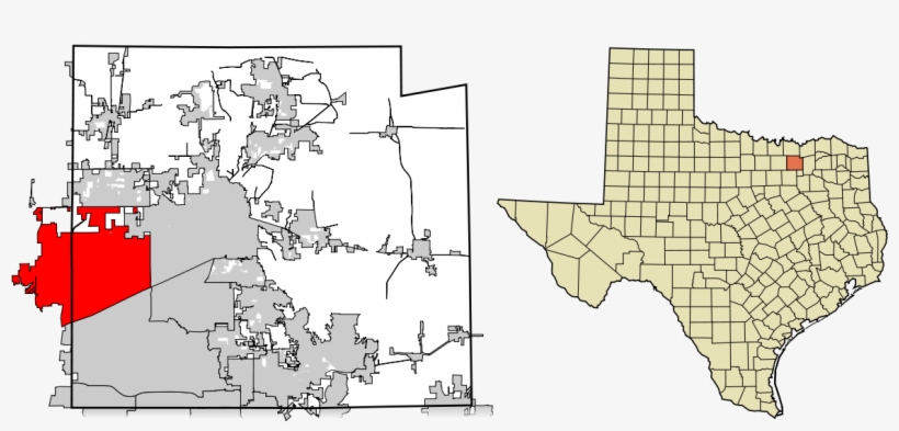 Frisco Texas On Map, transparent png download