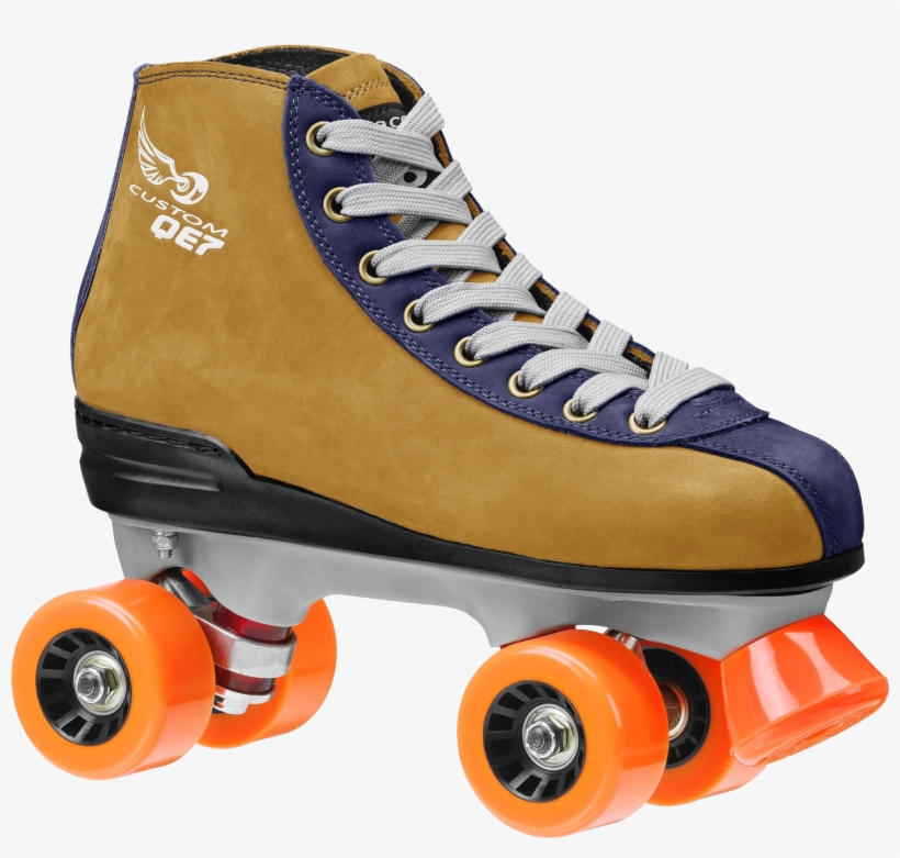 Womens Adult Beige Leather Outdoor Roller Skates, transparent png download