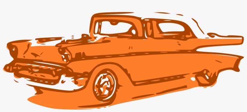 Big Image - Carro Desenho Laranja Png, transparent png download