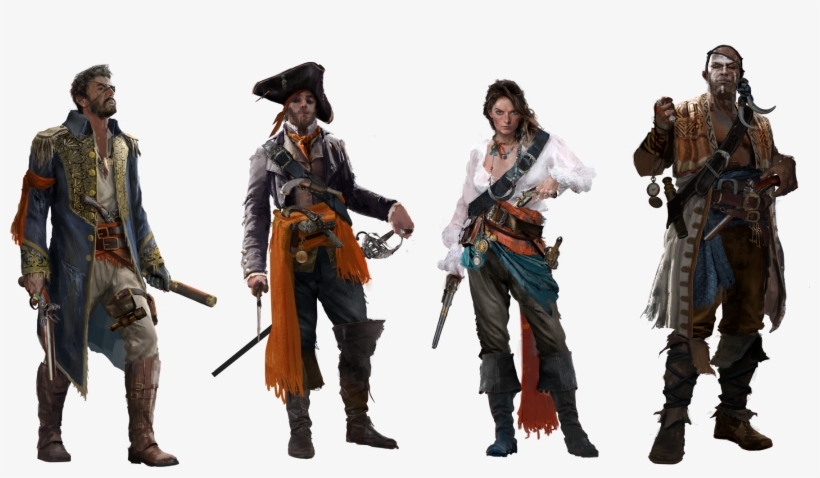 Sb Characters - Skull And Bones Ps4, transparent png download