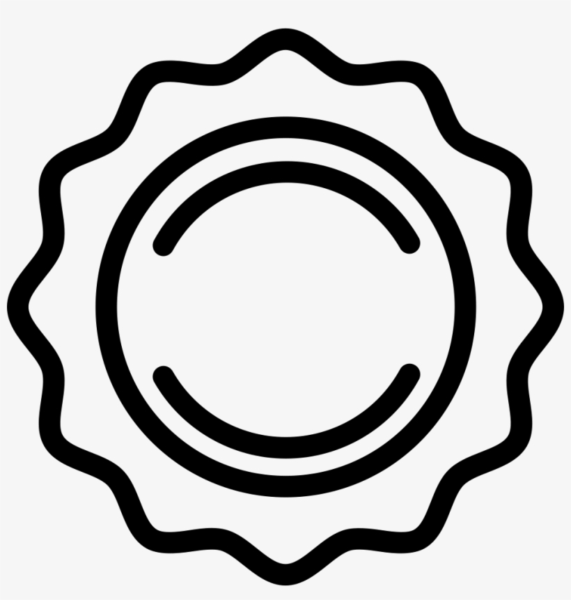 Bottle Cap Outline, transparent png download