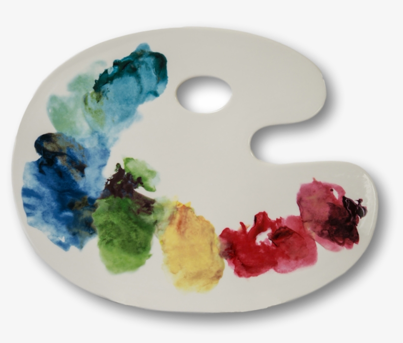 Artist Palette Serving Platter - Artist Palette Coaster, transparent png download