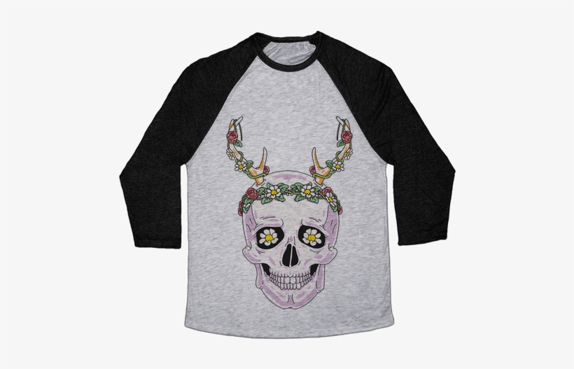 Flower Crown Skull - Change My Mind Shirt, transparent png download