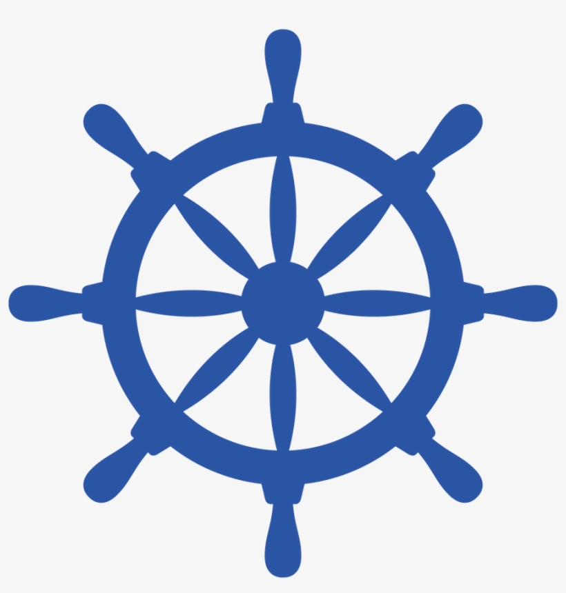 Clipart Transparent Download Ships Free Download Clip - Blue Ship Wheel Clip Art, transparent png download