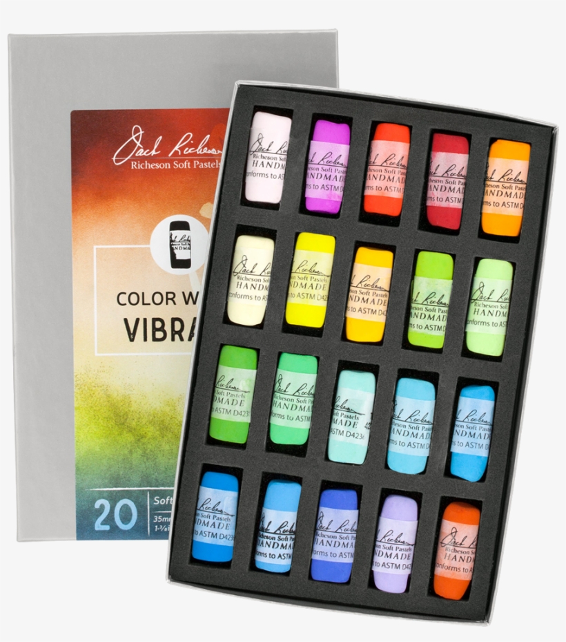 Richeson Soft Handrolled Pastels Set Of - Richeson Soft Handrolled Pastels Set Of 20 - Color:, transparent png download