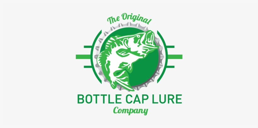 Bottlecaplureco Logo Primary - Fishing Bottle Cap, transparent png download