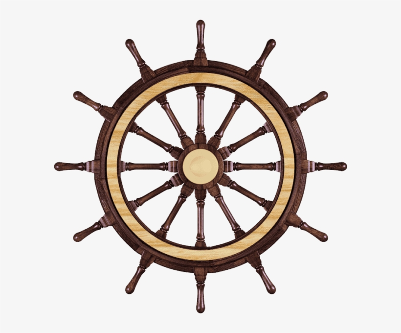 Decorative Ship Steering Wheel - Ship Shturval, transparent png download