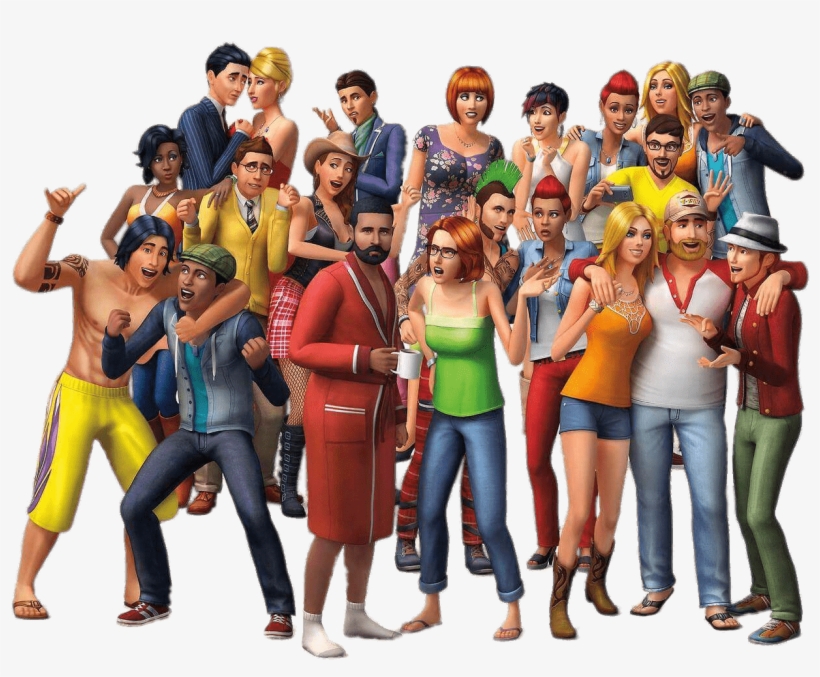 Games Sims 4 Deluxe Party Edition [xbox One Game] PNG Image