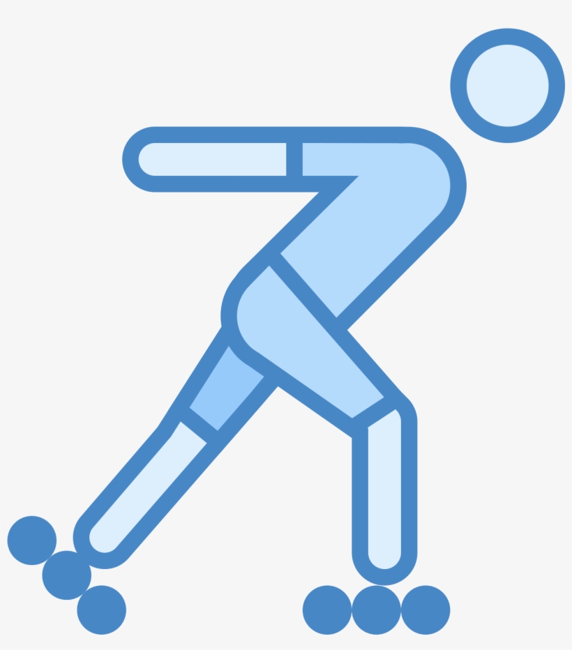 Roller Skating Icon - Roller Skating, transparent png download