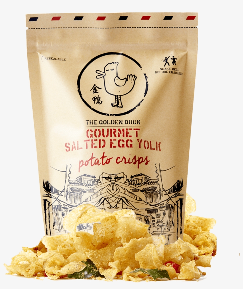 Salted Egg Chips Singapore, transparent png download