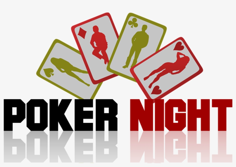 Ace Card Clipart Poker Night - Poker Night Round Ornament, transparent png download