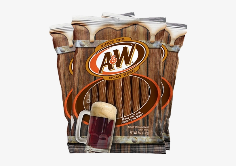 A&w Root Beer Licorice Twists For Fresh Candy And Great - A&w Root Beer Twists, transparent png download