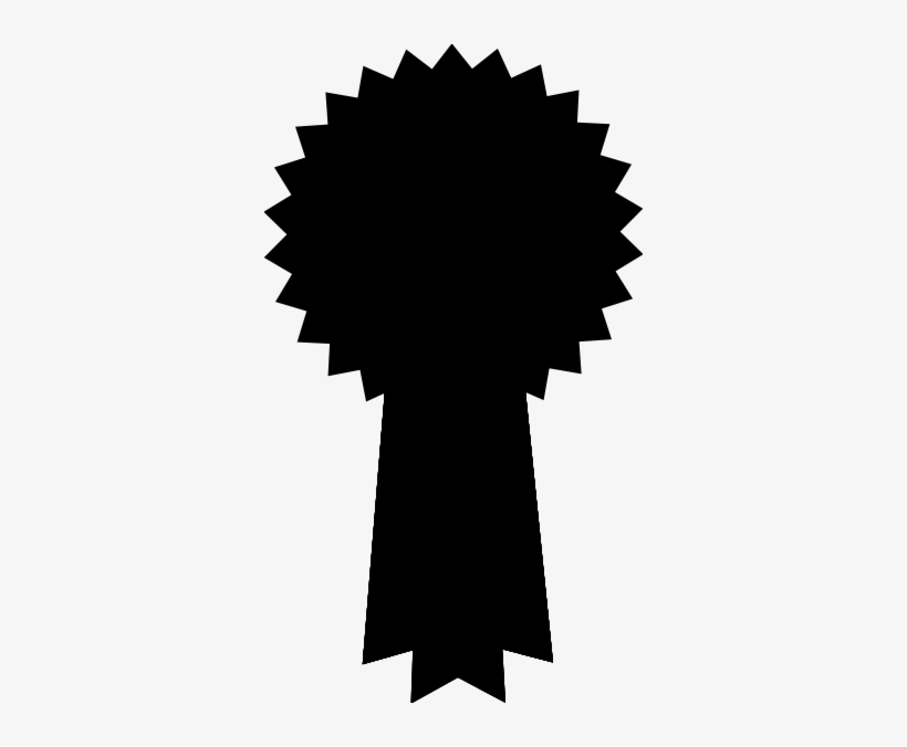 Oscar Award Silhouette - 1st Place Ribbon Silhouette, transparent png download