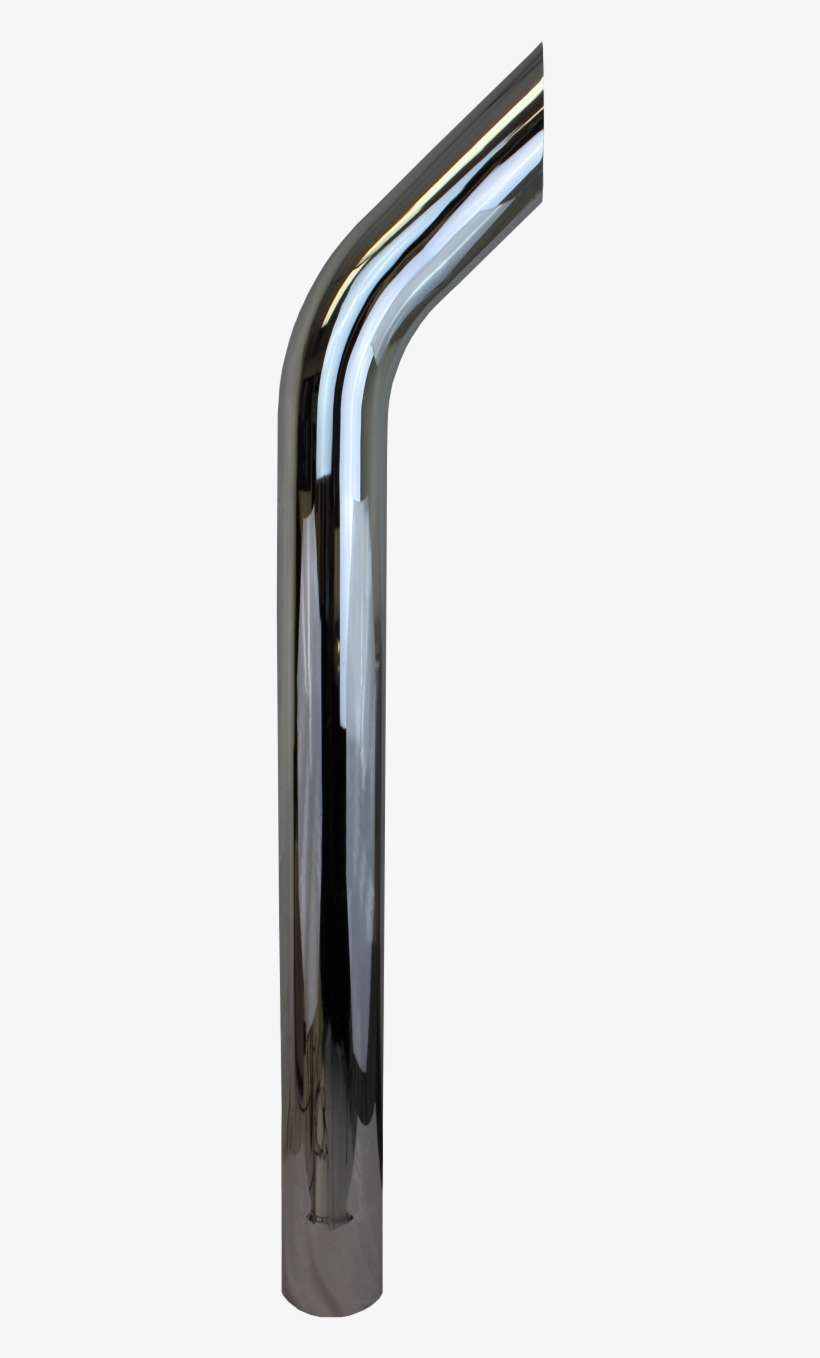 Bull Horn Stack 5" Diameter, 120" Long, - Black Tractor Exhaust Pipe, transparent png download
