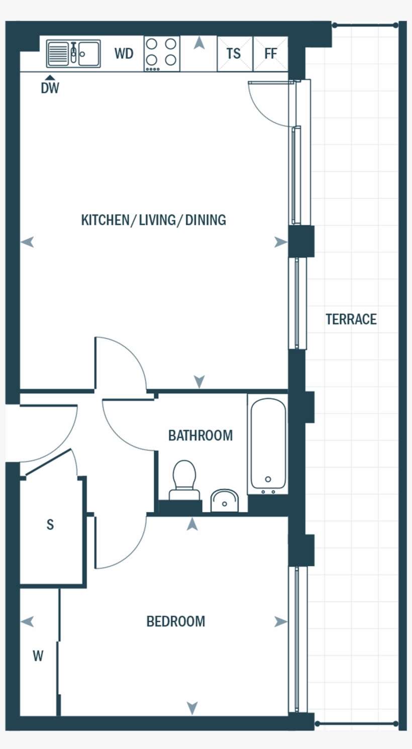 Dimensions - Floor Plan, transparent png download
