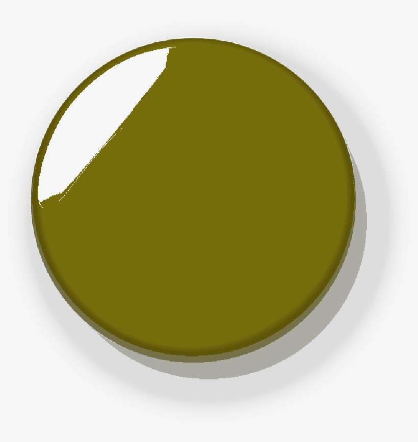 Icon Yellow Button Stone Gem Glossy - Circle, transparent png download