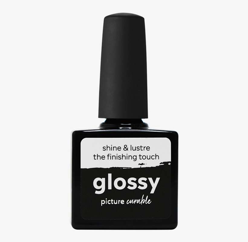 Glossy Top Coat - Nail Polish, transparent png download