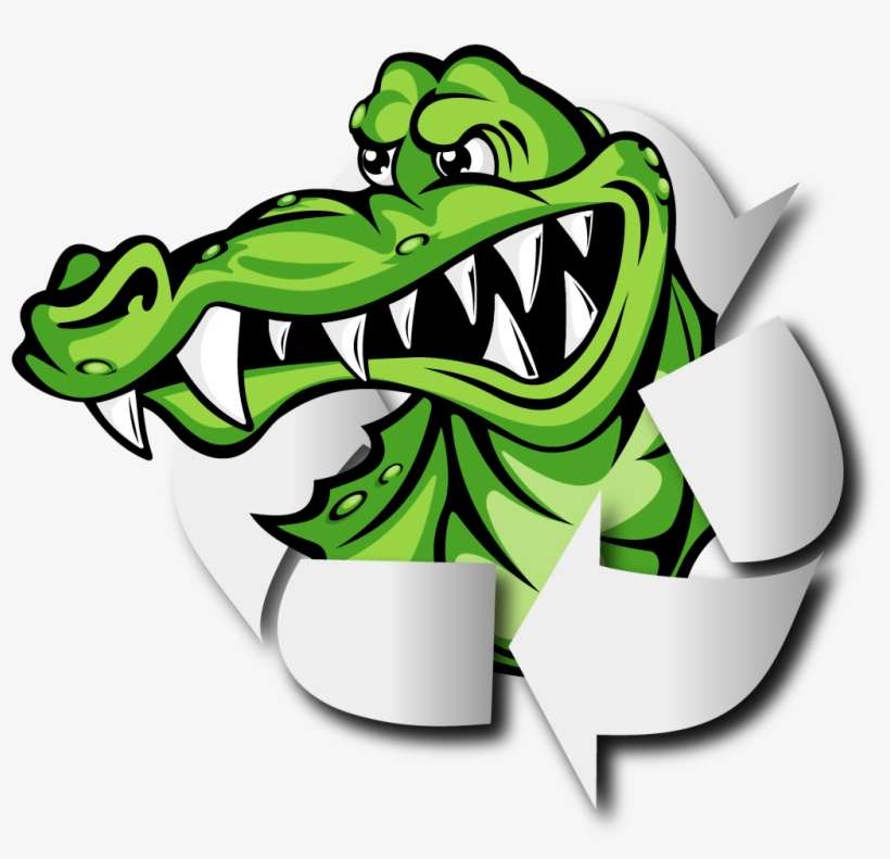 Gator's Metal Recycling - Angry Crocodile Vector Png, transparent png download