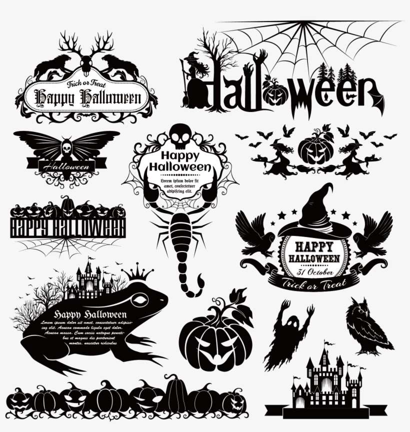 Euclidean Element Halloween Transprent Png Free Download - Halloween Vector, transparent png download