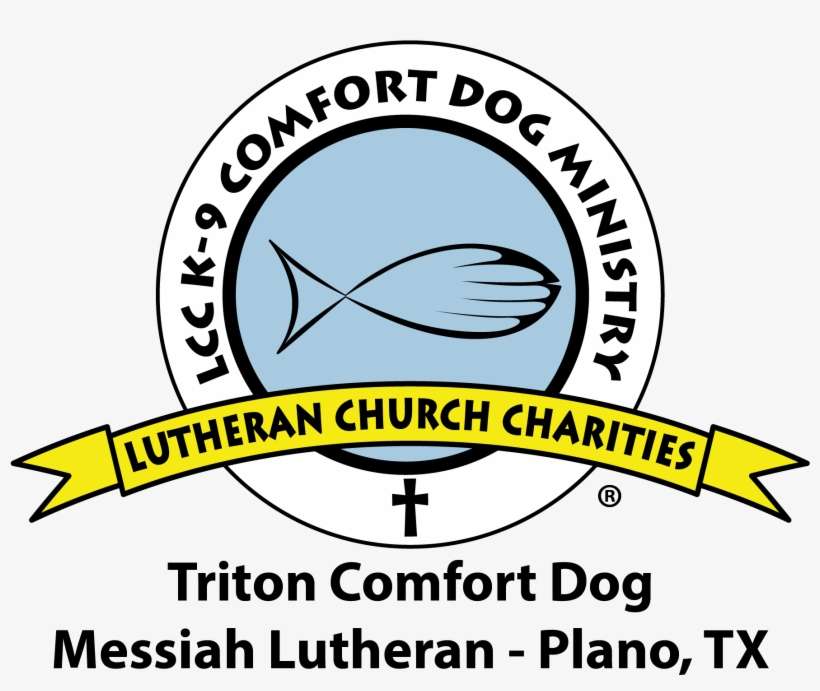 Comfort Dog Ministry » K-9 Logo Messiah Plano Tx Embroidery - Lutheran Church Charities, transparent png download