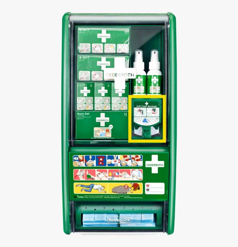 Soft Foam Bandage Blue - Burn Stations, transparent png download