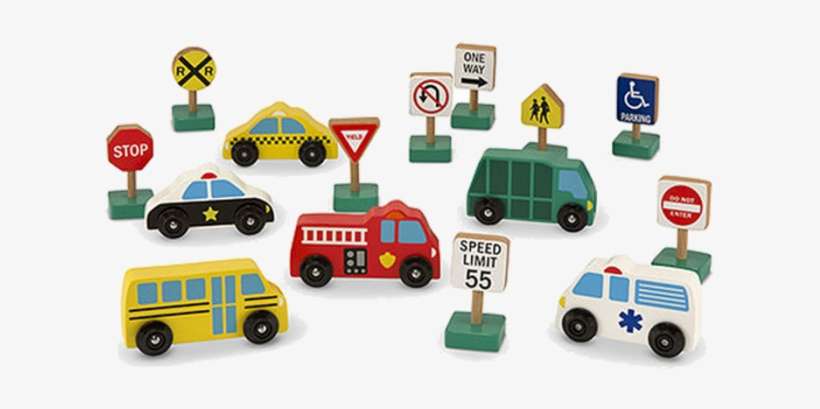 Wooden Vehicles And Traffic Signs, transparent png download