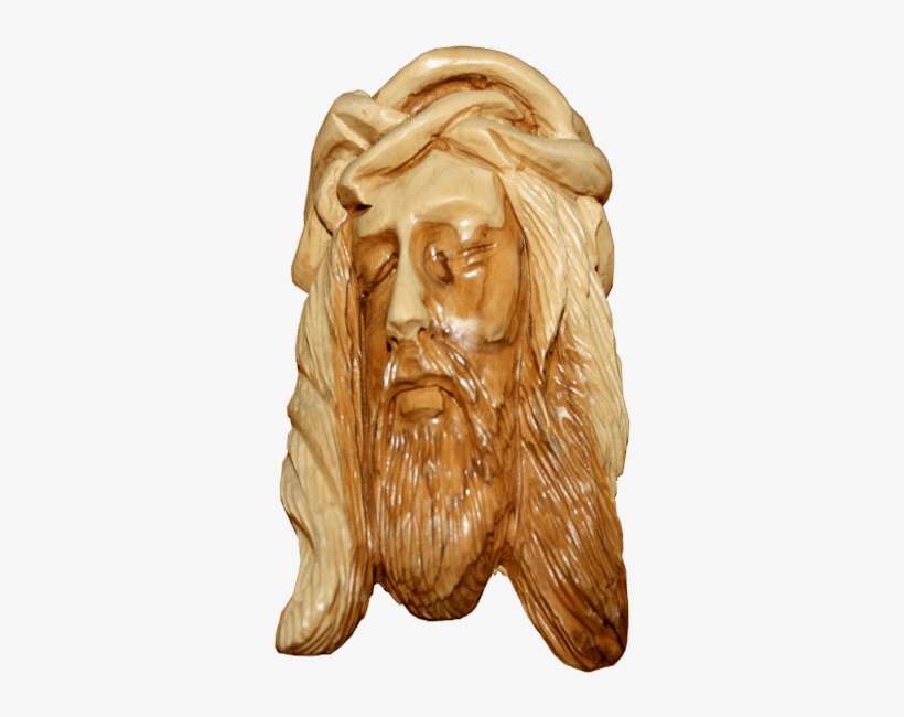 Jesus - - Wood Carving Of Jesus Face, transparent png download
