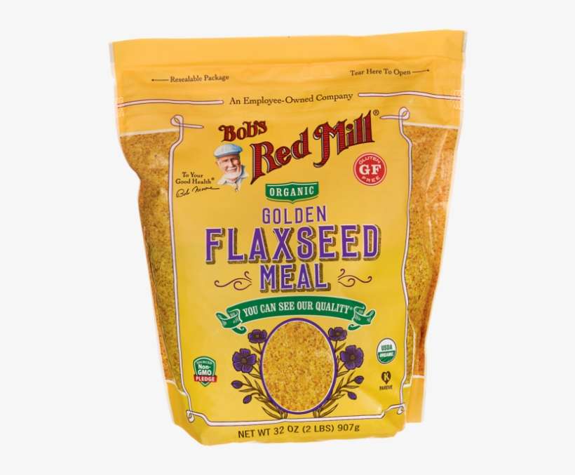 Bob's Red Mill Organic Golden Flaxseed Meal 32 Oz Pkg - Bob's Red Mill, transparent png download