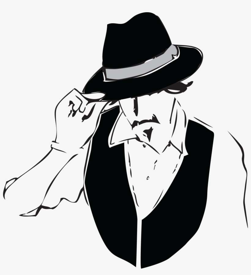 Black And White Magician, transparent png download