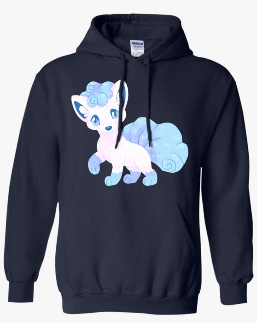 Alola Vulpix Ice T Shirt & Hoodie - Sweatshirt, transparent png download